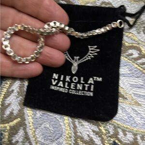 Nikola Valenti Silver Bracelet
